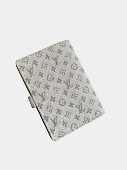 Louis Vuitton Denim Mini Lin Agenda Notebook PM